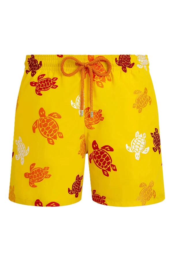 Trunks Board Surf - Calções de Banho Masculinos com Estampa