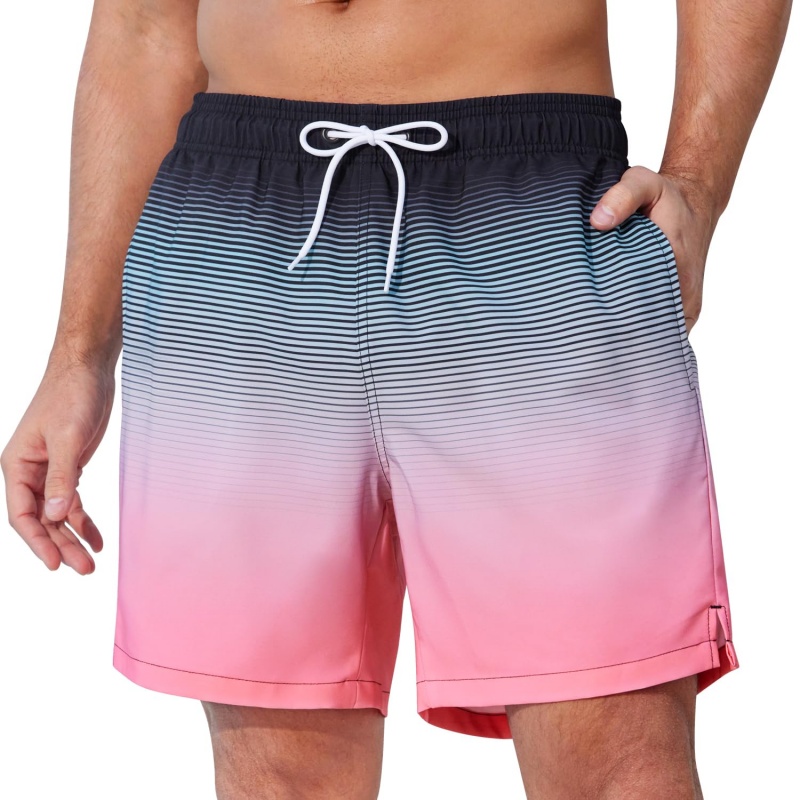 Trunks Board Surf - Calções de banho masculinos com estampa