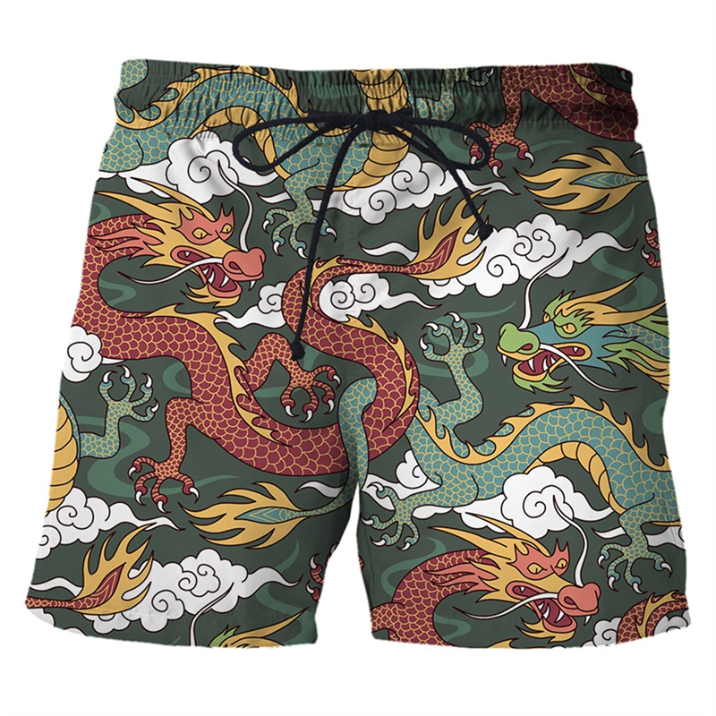Trunks Board Surf - Calções de banho com estampa 3d