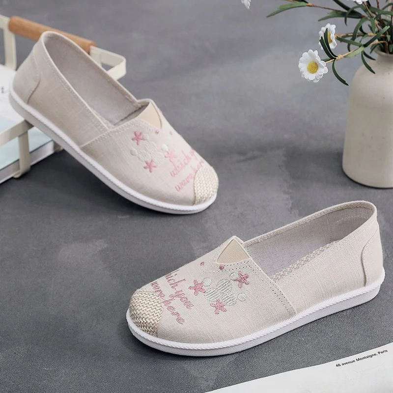 Kawaii deslizamento no dedo do - Espadrille Slip On avaliação e preço