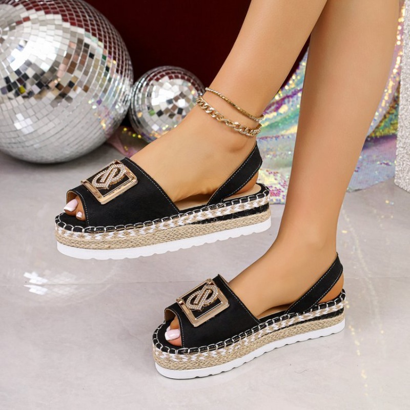 Sandálias Plataforma Femininas - Espadrille Slip On avaliação e preço