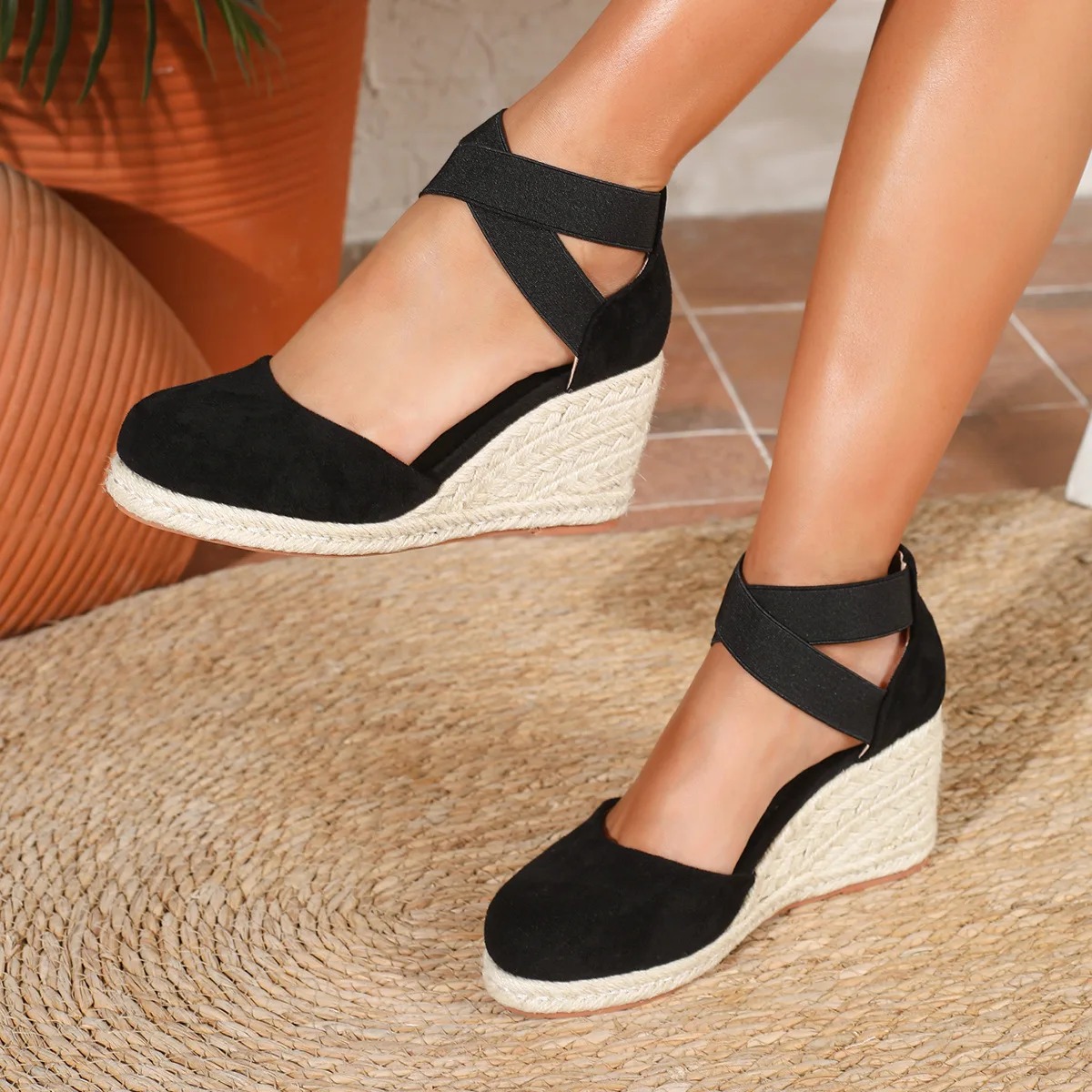 Sandálias Anabela Espadrille F - Espadrille Slip On avaliação e preço