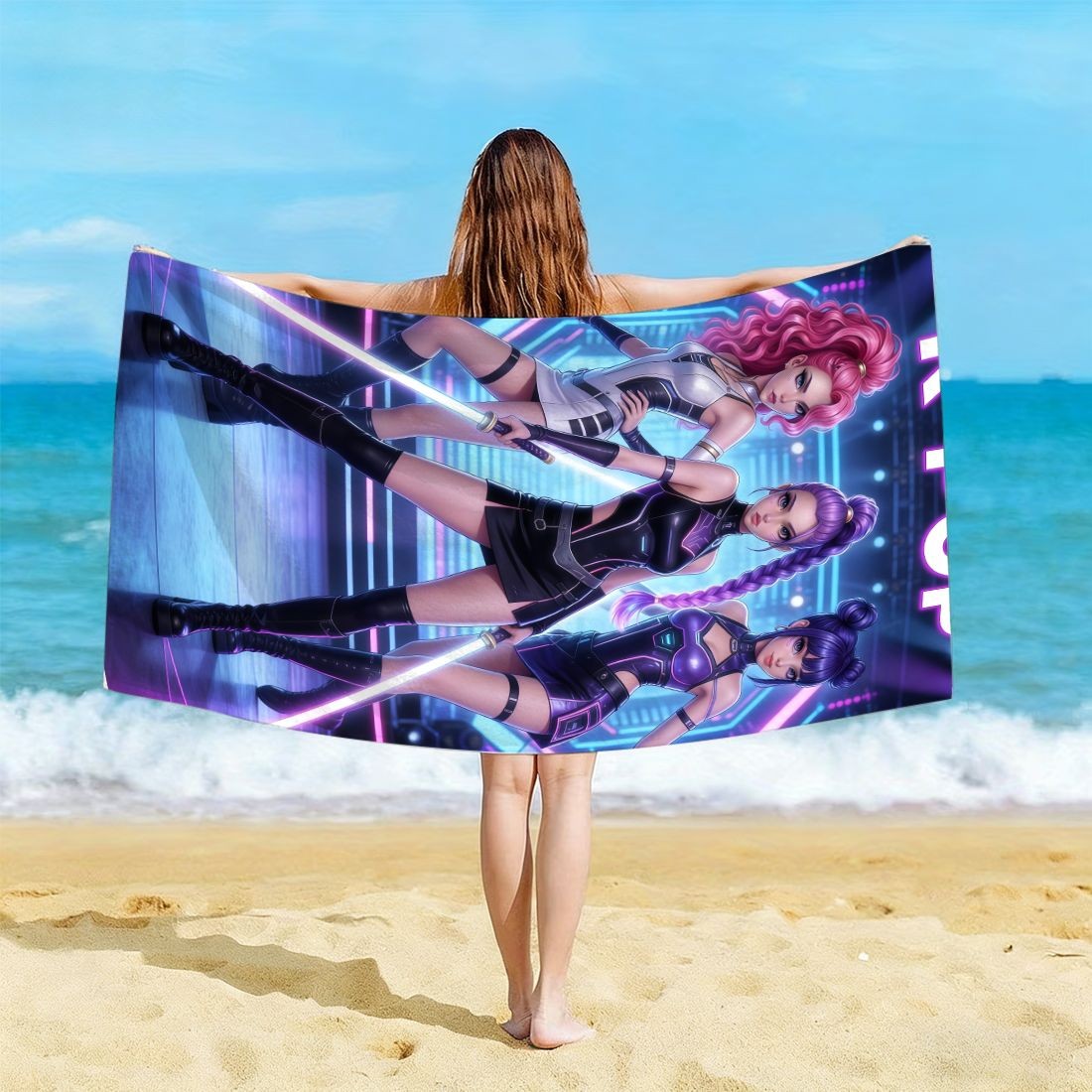 Toalha de Praia Grande com Est - Beach Towel Large avaliação e preço