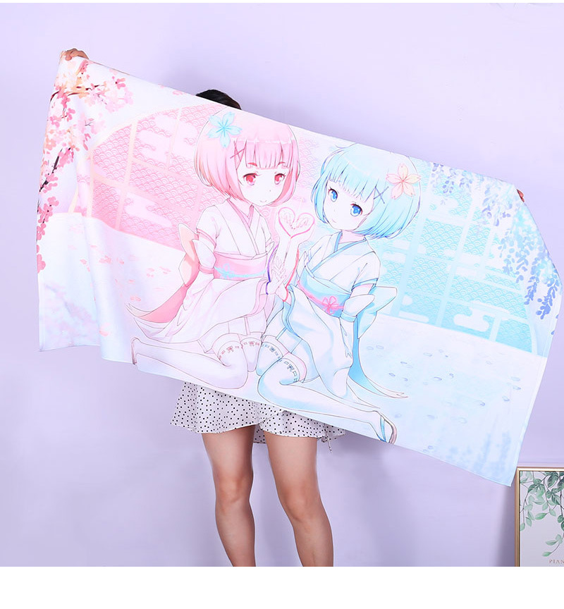 Anime Rem figura toalha de ban - Beach Towel Large avaliação e preço