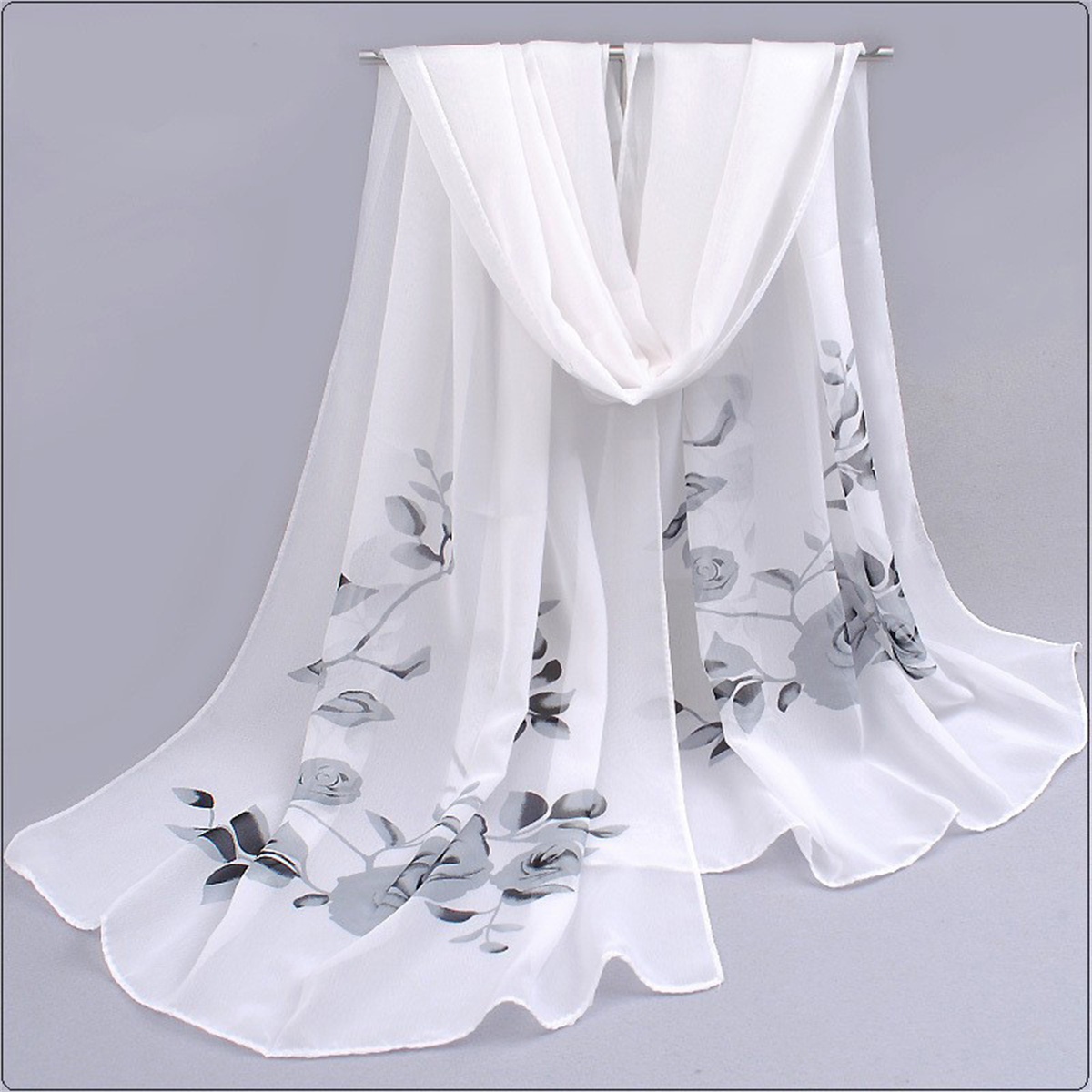1 pçs lenço de chiffon simples - Beach Towel Large avaliação e preço