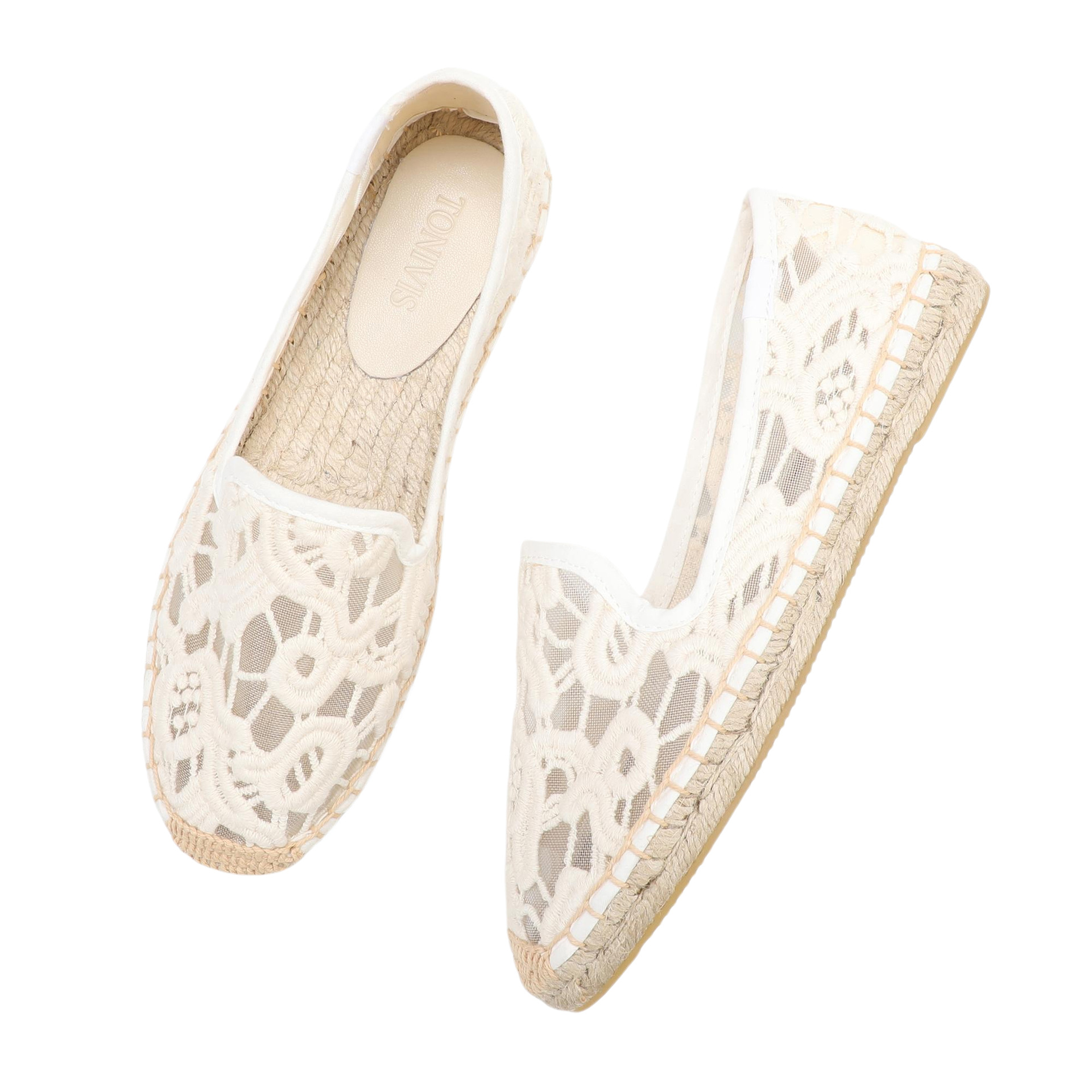 Espadrilles de Renda Femininas - Espadrille Slip On avaliação e preço