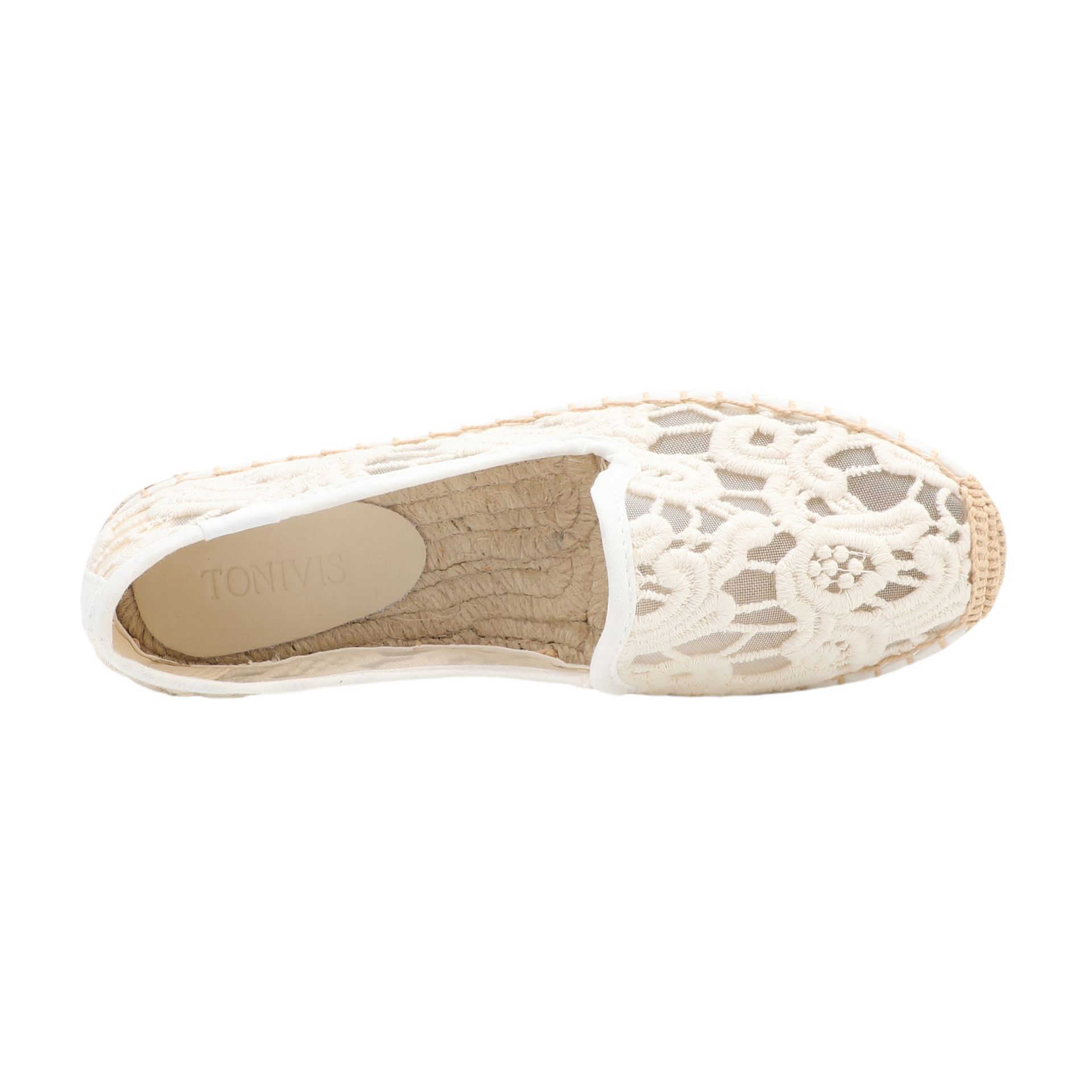 Espadrilles de Renda Femininas - Espadrille Slip On avaliação e preço